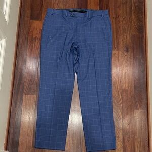 Lauren Ralph Lauren Men’s Blue Checkered Dress Pants